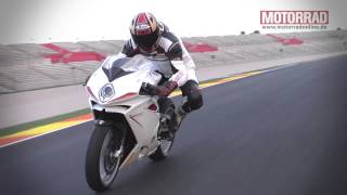 Motorrad-Testride Der Mv Agusta F4 F4Rr In Valencia