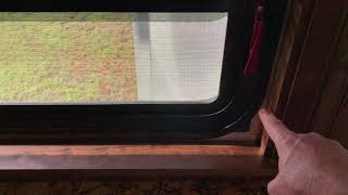 RV Trailer Build #128 - Part 3 - Installed Window Sills and Trim (Trim Stained)
