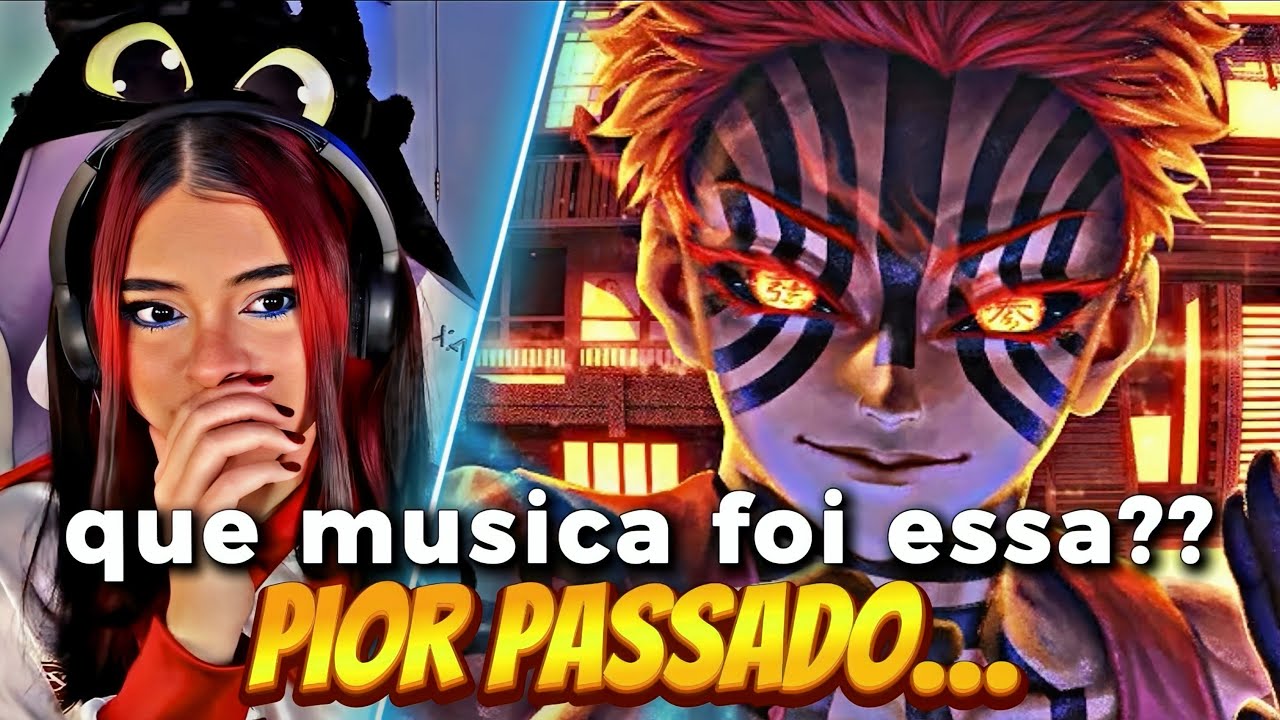 React Cah | ♪ Akaza (Kimetsu no Yaiba) | Inquebrável | AniRap