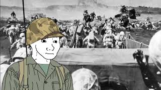 “Goodbye Mama, I’m Off To Yokohama” but you’re at Iwo Jima and you’re a long way from Yokohama
