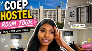  My COEP Hostel Room Tour 🏠 #coep #mhtcet2026 #jee #hostel 