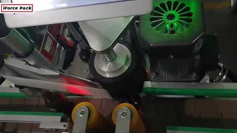 Automatic round bottle positioning labeling machine with ink jet printer coding machine