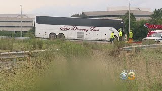19 Injured After Tractor-Trailer Hits Bus On Pennsylvania Turnpike