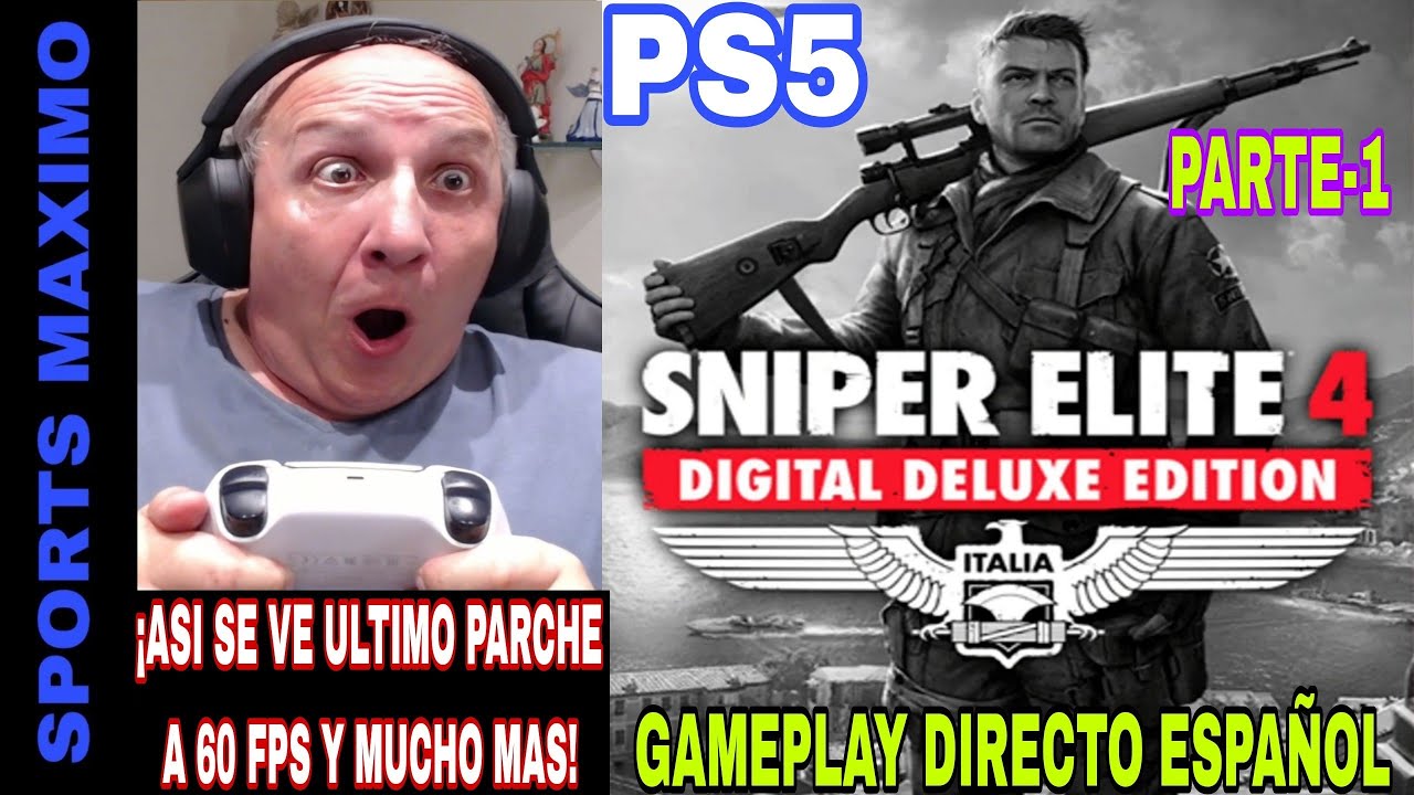 Sniper Elite 4 Digital Deluxe Edition SNIPER ELITE 4 DIGITAL DELUXE EDITION, PARTE-1 (ULTIMO PARCHE NEXT-GEN