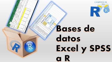 Cómo cargar bases de datos de SPSS y Excel en R y RStudio. [Chupito de R]