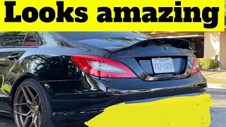 NEW DIFFUSER for the CLS63 AMG!!!!!!!! / install video !!