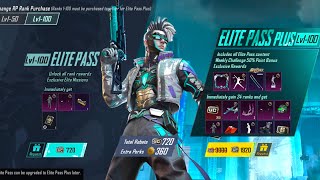 A7 Elite Pass Plus 💙 1920 UC 💸 50 RP Maxed 🔥 PUBG MOBILE