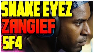 BEST SNAKE EYEZ ZANGIEF MOMENTS ULTRA STREET FIGHTER 4 ERA