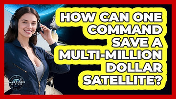 How Can One Command Save A Multi-million Dollar Satellite? - Warriors In Space