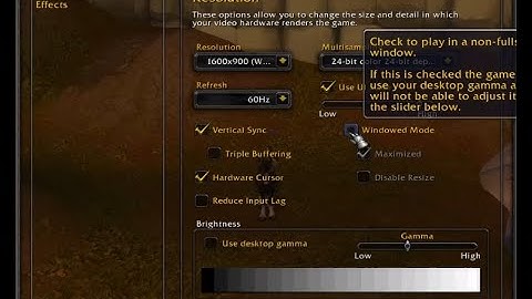 Warmane PS., Plus any Wrath 3.3.5 Client... Black screen Windowed Mode Issue/ Resolved.
