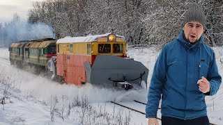 Железопътни клонове във Вязма: вътрешността на Русия. Хващане на снегорина и зелена \