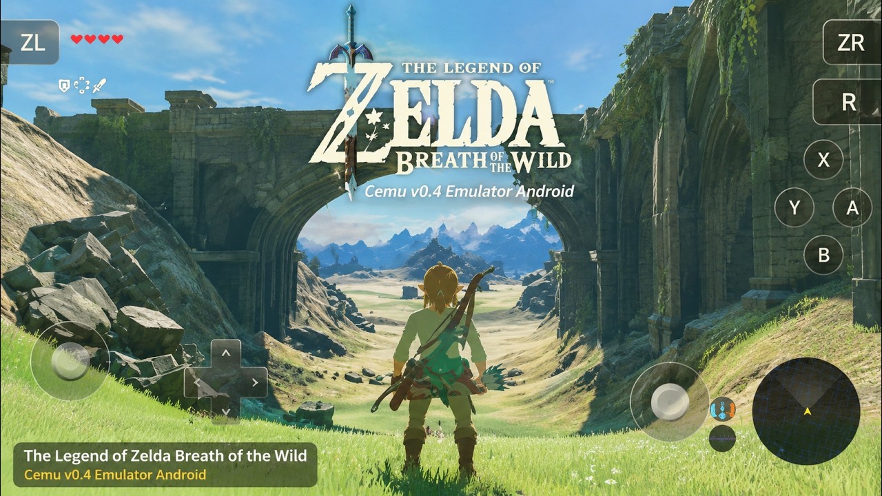 The Legend of Zelda Breath of the Wild Cemu v0.4 Emulator Android ...