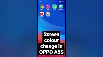 Screen color change in OPPO mobile. #Shorts #shortsbeta