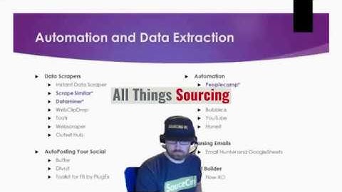 #SourcingIRL - Grepsr Scraper and Finding Random Chrome Extensions
