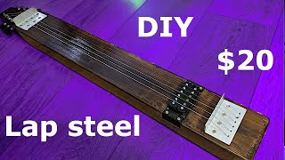 How to build a lap steel guitar from scrap wood and spare parts