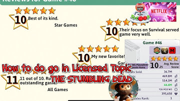 Game Dev Tycoon - Netflix - How to Create a Good License THE STUMBLING DEAD with Rewards and 11/10