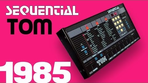 SEQUENTIAL CIRCUITS TOM Vintage Drum Machine 1985 | HD DEMO