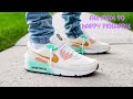 Air max 90 happy pineapple 2021 unboxing  on feet 
