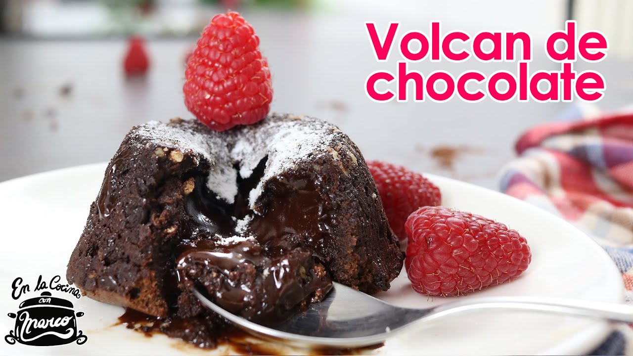 Volcan de chocolate LA MEJOR RECETA coulant fácil de sacar [NO SE PEGA]