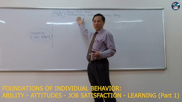 Foundations of Individual Behavior (Part 1)
