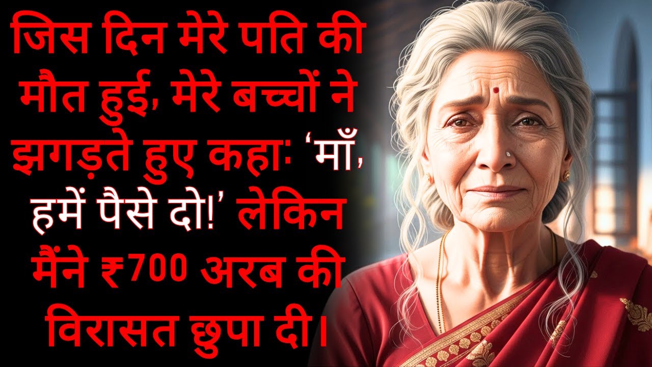 पति की मौत के दिन बच्चों ने कहा: ‘माँ, हमें पैसे दो!’ लेकिन मैंने ₹700 अरब की विरासत छुपाई