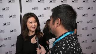 Esther Moon Carpet Interview At The Asia Society Southern California Summit Gala 2022