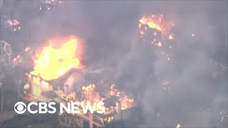 Coastal Fire destroys homes in Orange County, California