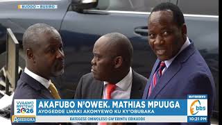 Owek. Mpuuga Ensonga Lwaki Akomyewo Okuvuganya Ku Kifo Kyobubaka Bwa Palamenti