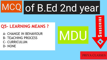 MCQ OF language across the curriculum B.Ed.  2nd yr. | oct 2020
