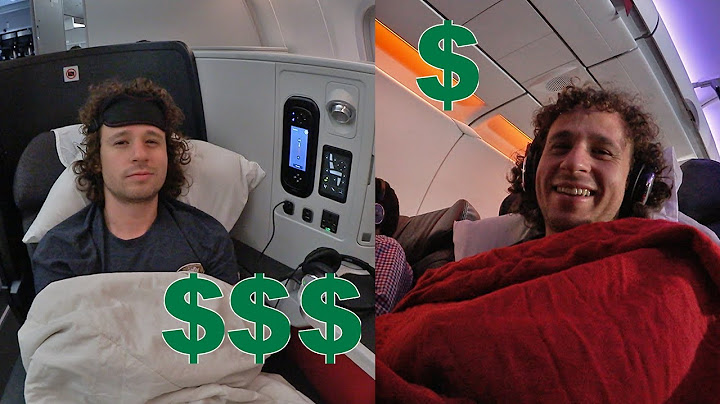 Avión primera clase COSTOSO vs MUY COSTOSO | Gran diferencia!
