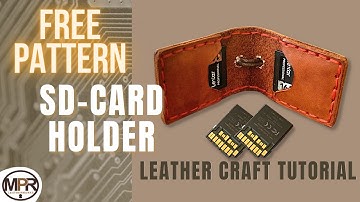 FREE Leather Pattern - Dual SD-Card Holder