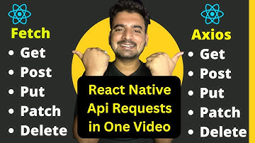 React Native Api Requests using Fetch & Axios in One Video ✅ | In Hindi | Engineer Codewala