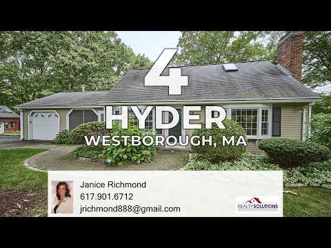 4 Hyder Street, Westborough, MA home video tour