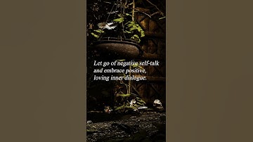 Daily Affirmation - Let go of negative self-talk… #shorts