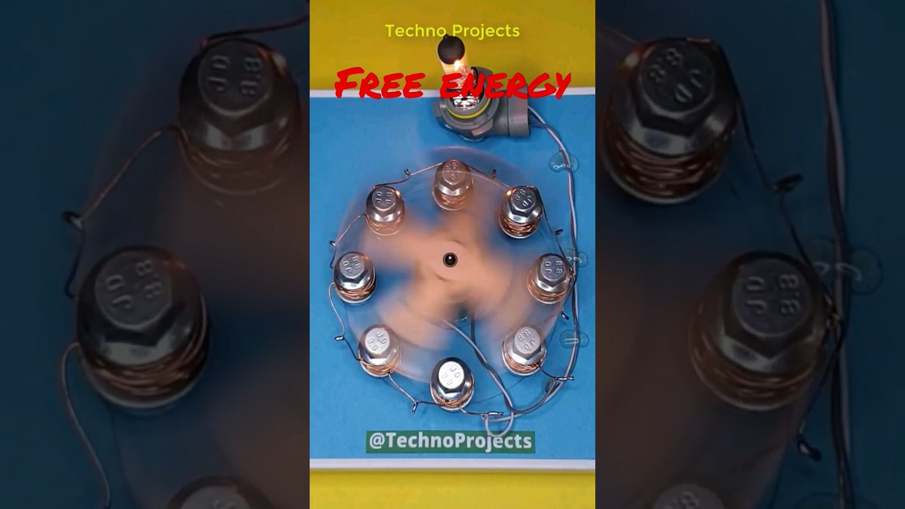 Free energy Generator ! Free Energy ! How to make free energy ! Magnet Science #shorts