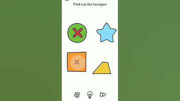 Brain out level 64 find out the hexagon