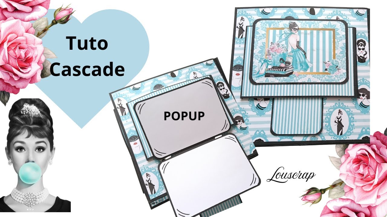 Tuto cascade originale #scrapbooking 