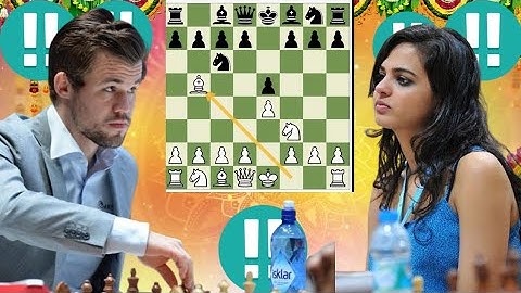 Masterclass chess game 28, Magnus Carlsen vs Tania Sachdev