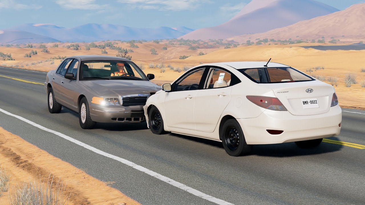 محاكي الحوادث : حوادث واقعية منوعة (43) BeamNG drive