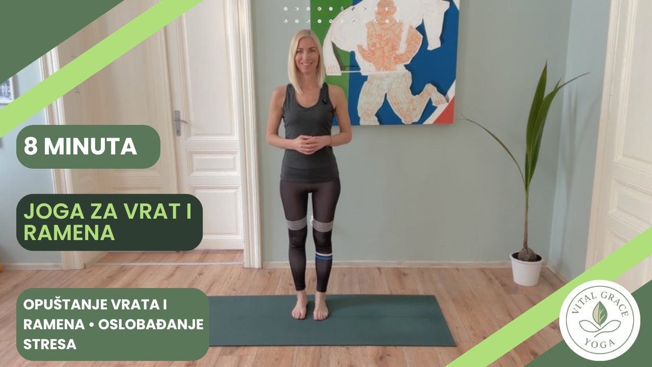 8 Min Tension Reset Yoga / Joga za vrat i ramena | Opuštanje i oslobađanje stresa