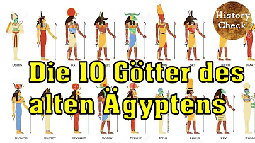 Wie heißen die 14 ägyptische Götter?