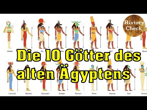 Die 10 wichtigsten Götter des antiken Ägyptens!
