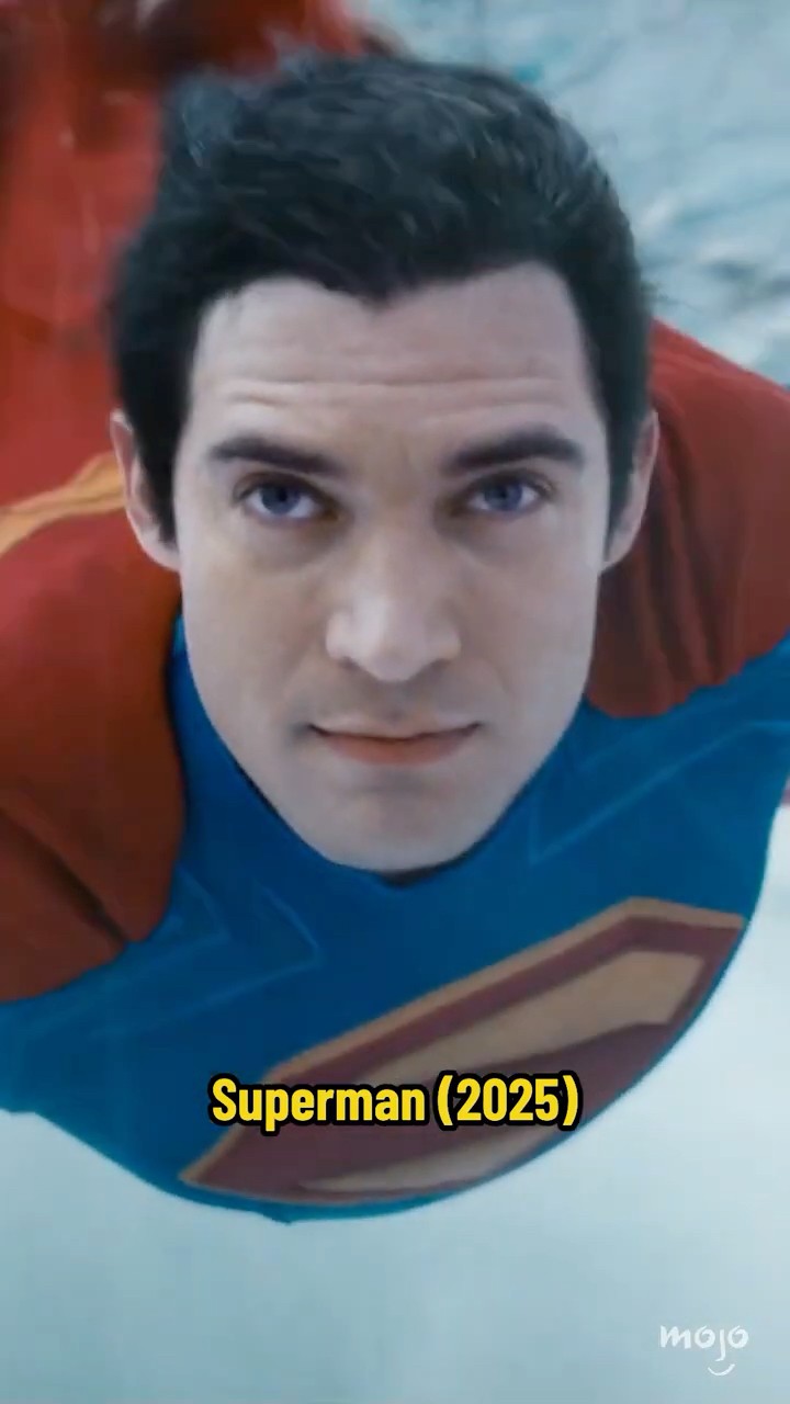 Superman Flying Through the Years