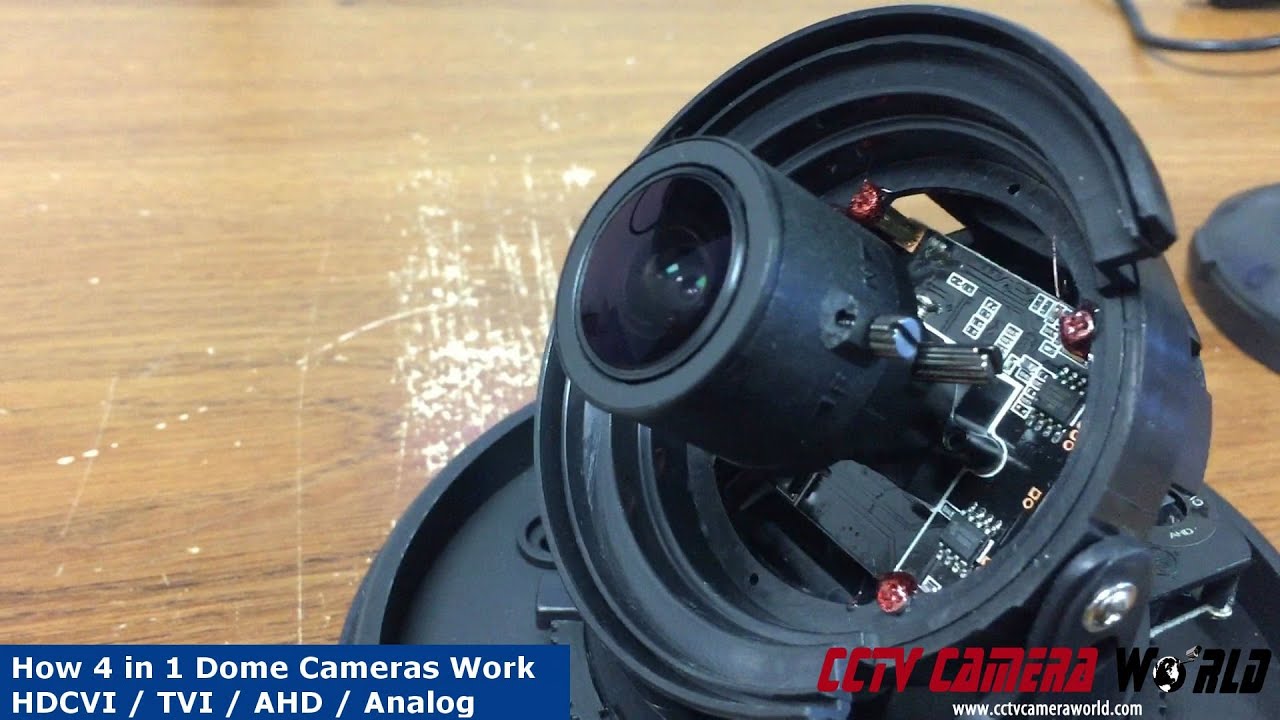 How To Switch 4 in 1 Dome Camera using its OSD