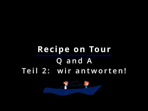 Heidi und Micha antworten auf Eure Fragen zum Bootfahren, zur Recipe und zu sich selbst.