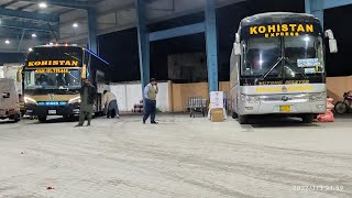 Kohistan Express Higer Bus Arriving Rawalpindi Terminal