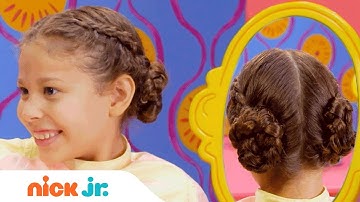 How to Make Country Braids🌻  Style Files Hair Tutorial | Sunny Day’s Style Files | Nick Jr.
