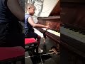 Young Little Girl Playing Piano