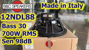 B&C - Bass 12NDL88 - Made in Italy