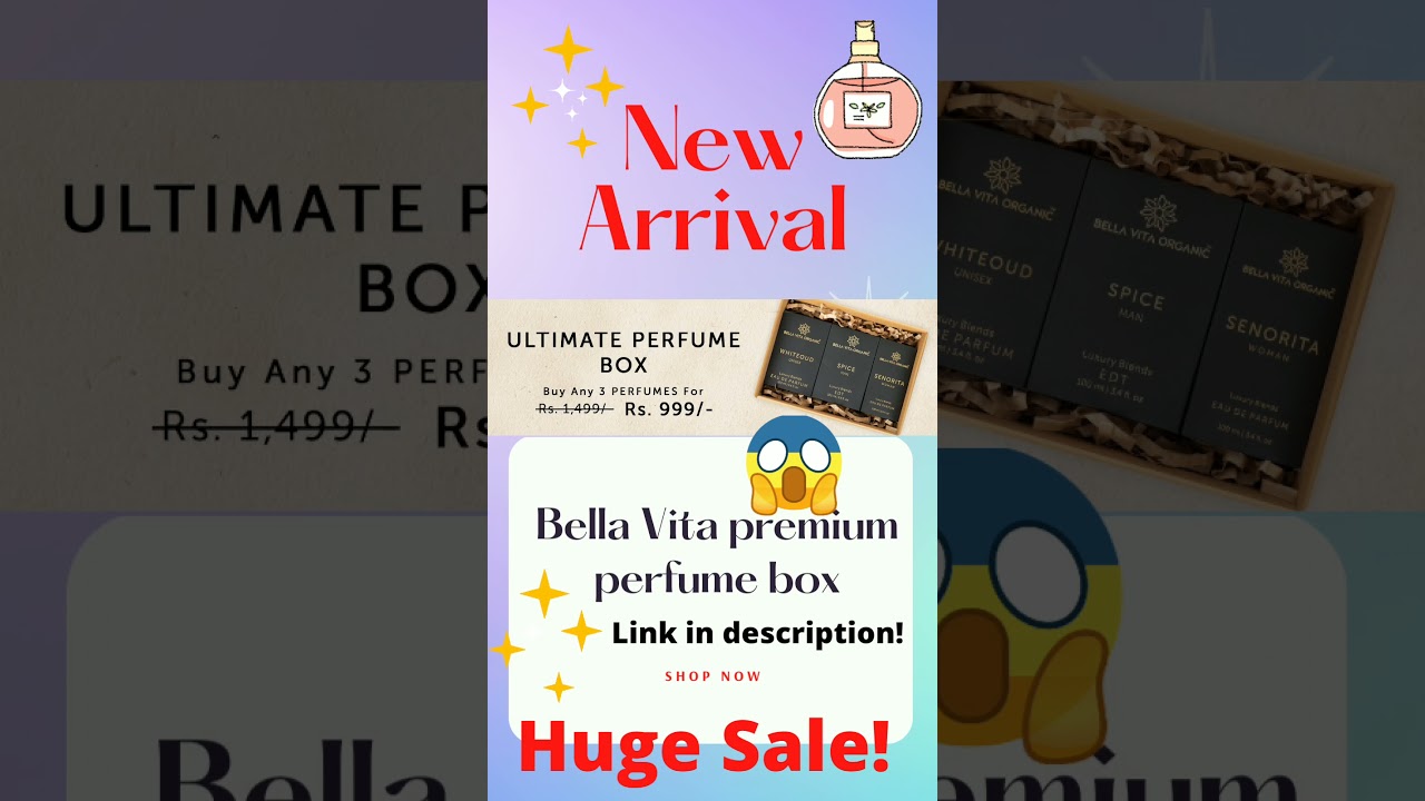 ultimate bella vita perfume box on huge sale! 